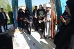 عطرافشانی یادمان شهید گمنام دانشکده فنی دختران یاسوج 2