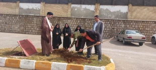 به احترام طبیعت، برای زمین ...هفته درختکاری در دانشگاه ملی مهارت دختران یاسوج انجام گرفت  3